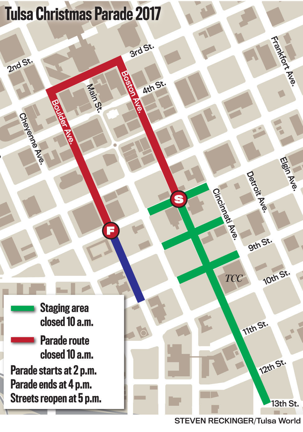 Tulsa Christmas Parade 2022 Route Sunshine Predicted For First Daytime Tulsa Christmas Parade In Decades |  Local News | Tulsaworld.com