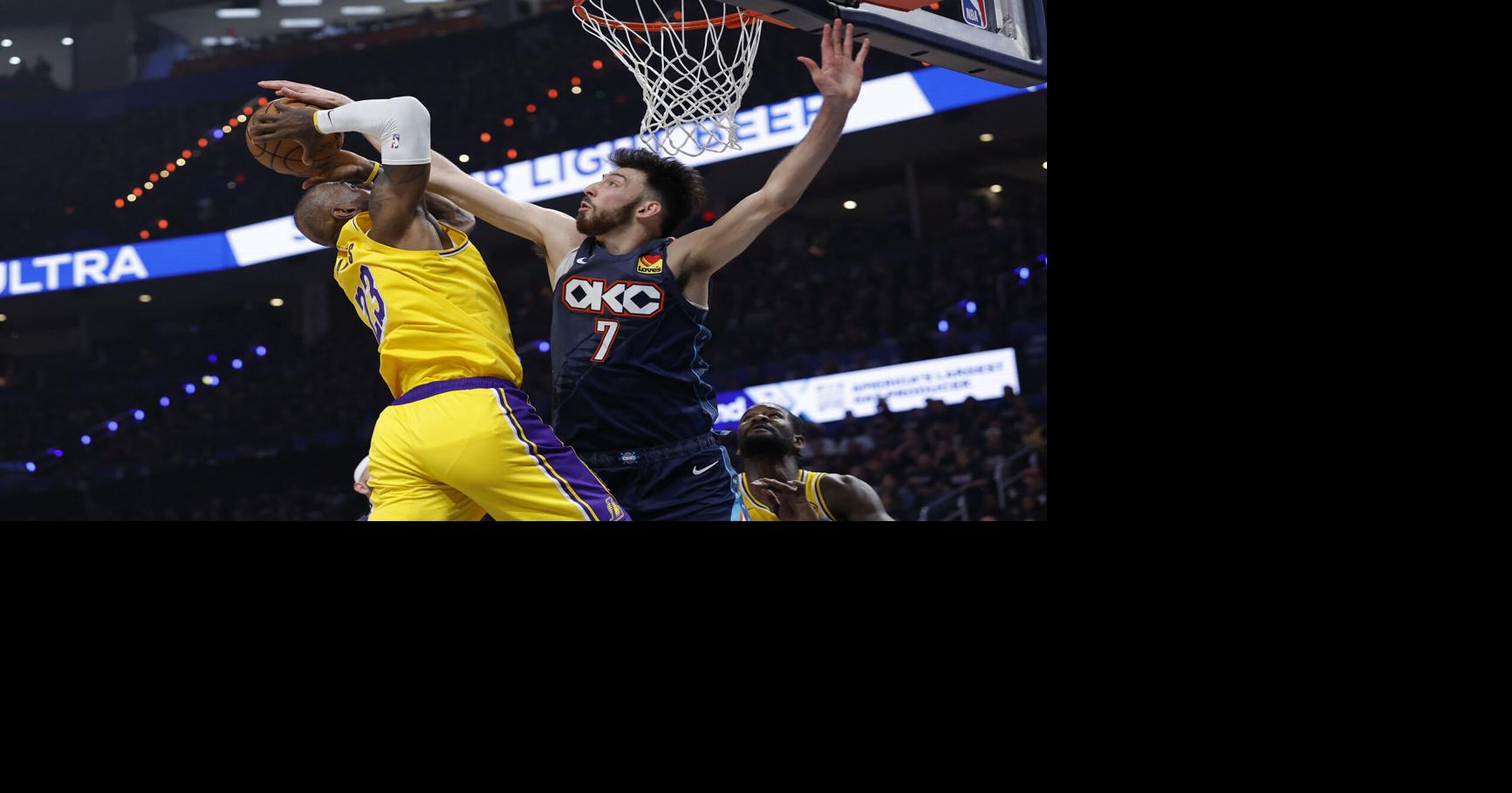 Berry Tramel: Lakers hold down SGA again, but to no avail as Thunder rolls in Game 2