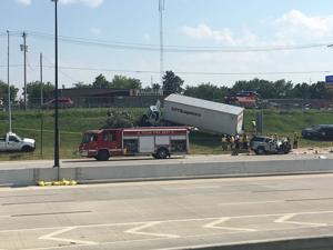 Wrong-way hit-and-run driver causes serious wreck that shuts down eastbound I-244 between Peoria, Utica