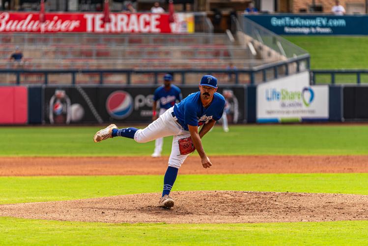 Tulsa Drillers Script Blue Alternate Jersey