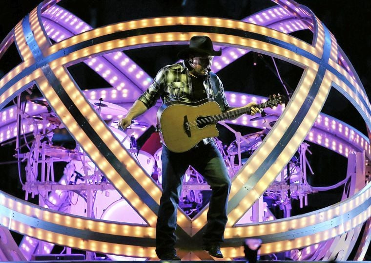 Garth Brooks performs Blame It All on My Roots shows in Tulsa Garth Brooks performs Blame It All on My Roots shows in Tulsa