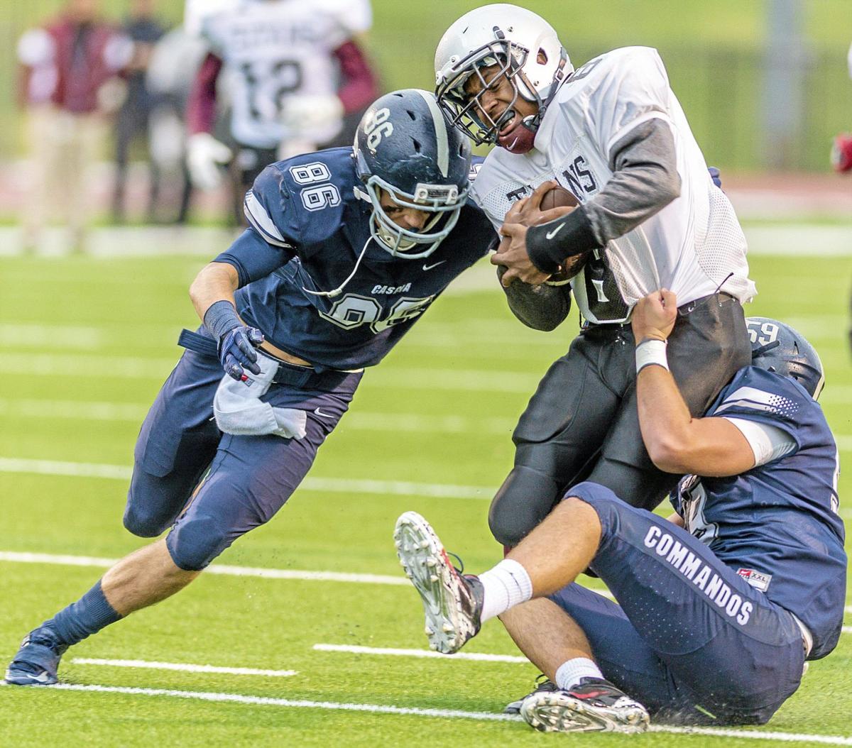 High School Football Cascia Hall Rallies Past Mclain Booker T