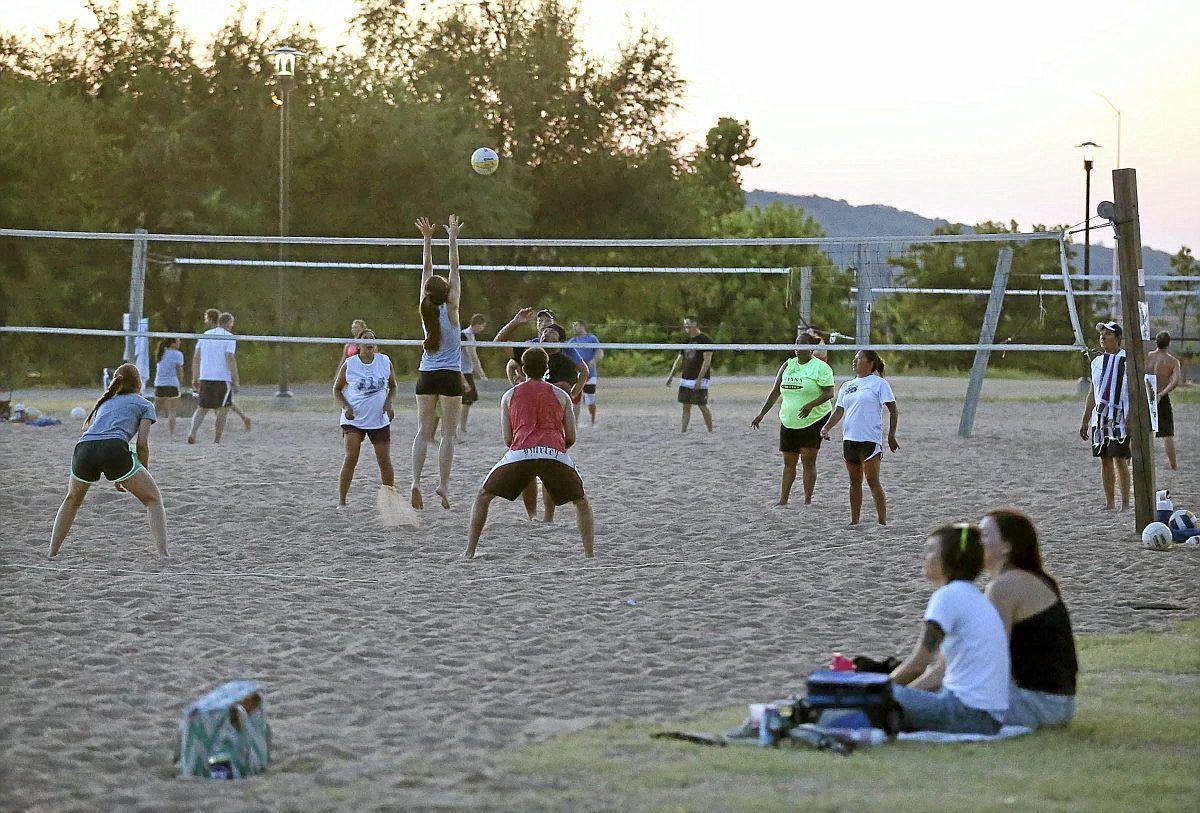 Sand volleyball courts will remain at Riverside Drive site Local