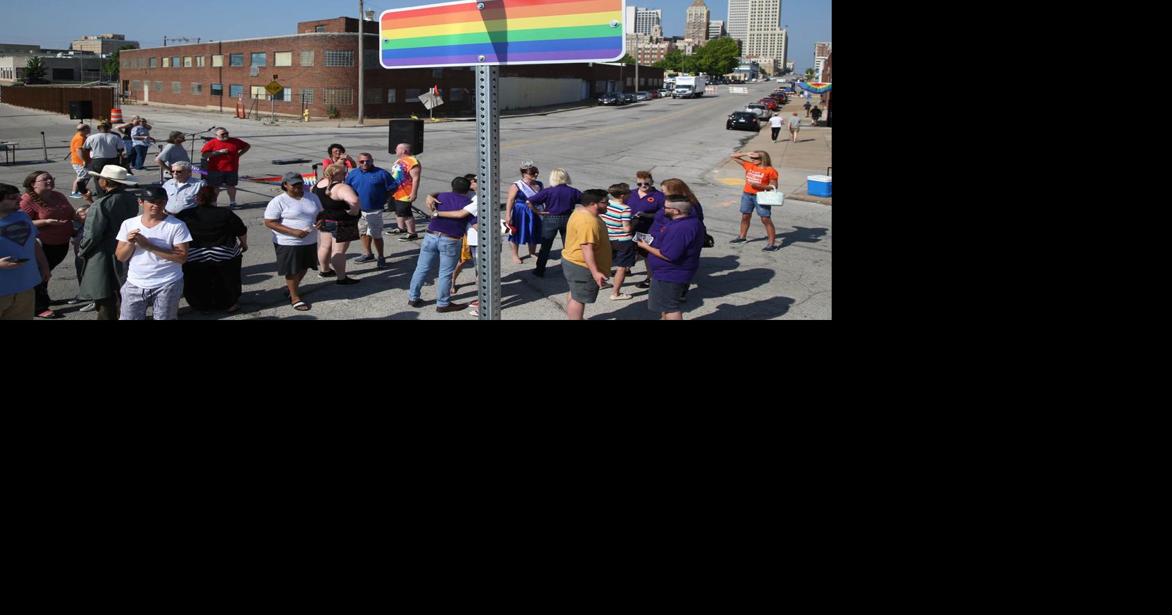 City, LGBTQ leaders celebrate designation of 'Pride Street' in downtown