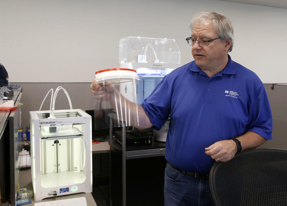Saving Face Local Pair Among Those Making Personal Protective Equipment With 3d Printers Business News Tulsaworld Com