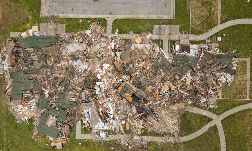 Demolition at Comanche Park apartments