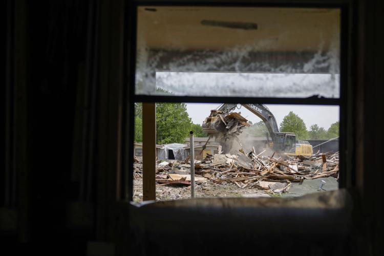 Demolition at Comanche Park apartments