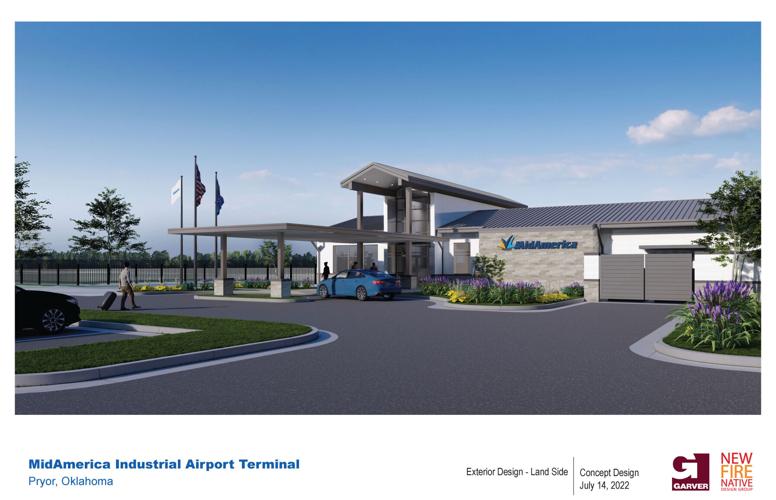 MidAmerica airport terminal rendering