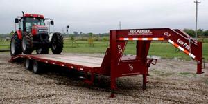 Red Rhino Flatbed Trailer