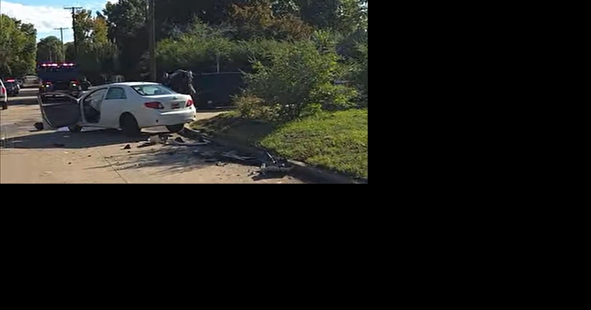TPD: Suspect who T-boned police car remains at large; officers injured after pursuit