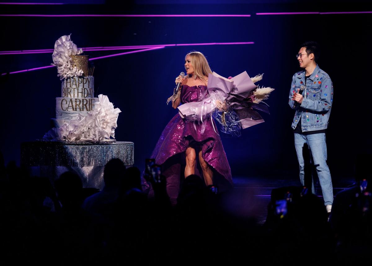 Fans at Las Vegas residency help Carrie Underwood celebrate birthday