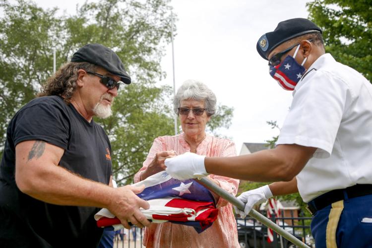 Flags at Floral Haven