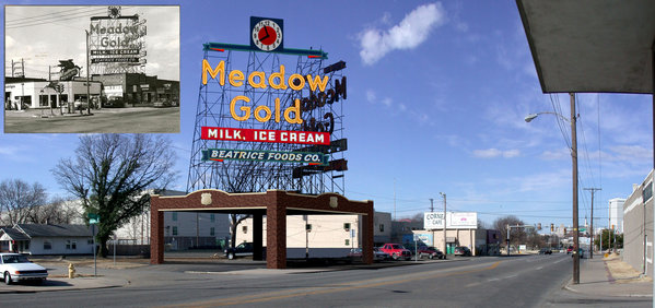 Restored Meadow Gold Sign To Return To Route 66