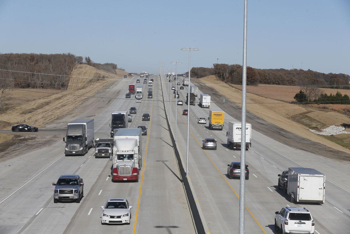 Officials mark one third completion of Turner Turnpike expansion