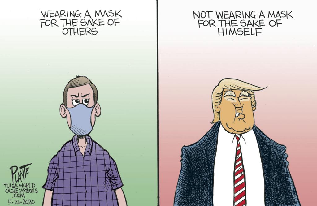Bruce Plante Cartoon To Mask Or Not To Mask Columnists Tulsaworld Com