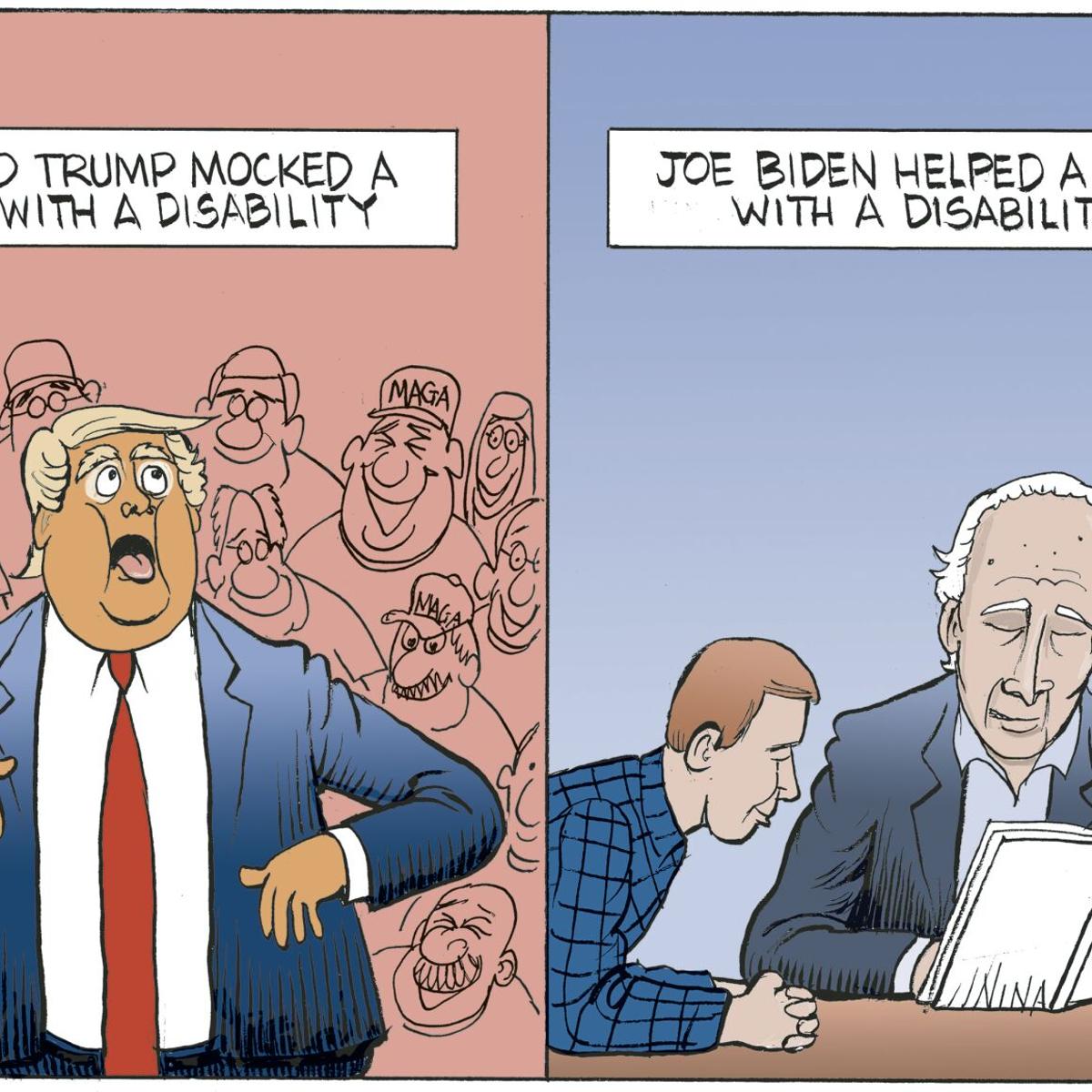 Bruce Plante Cartoon Trump Vs Biden Columnists Tulsaworld Com