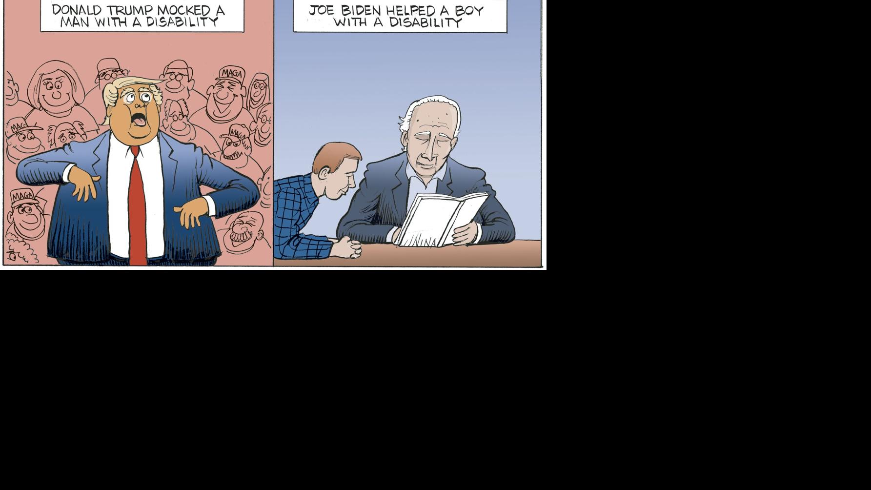 Bruce Plante Cartoon Trump Vs Biden Columnists Tulsaworld Com