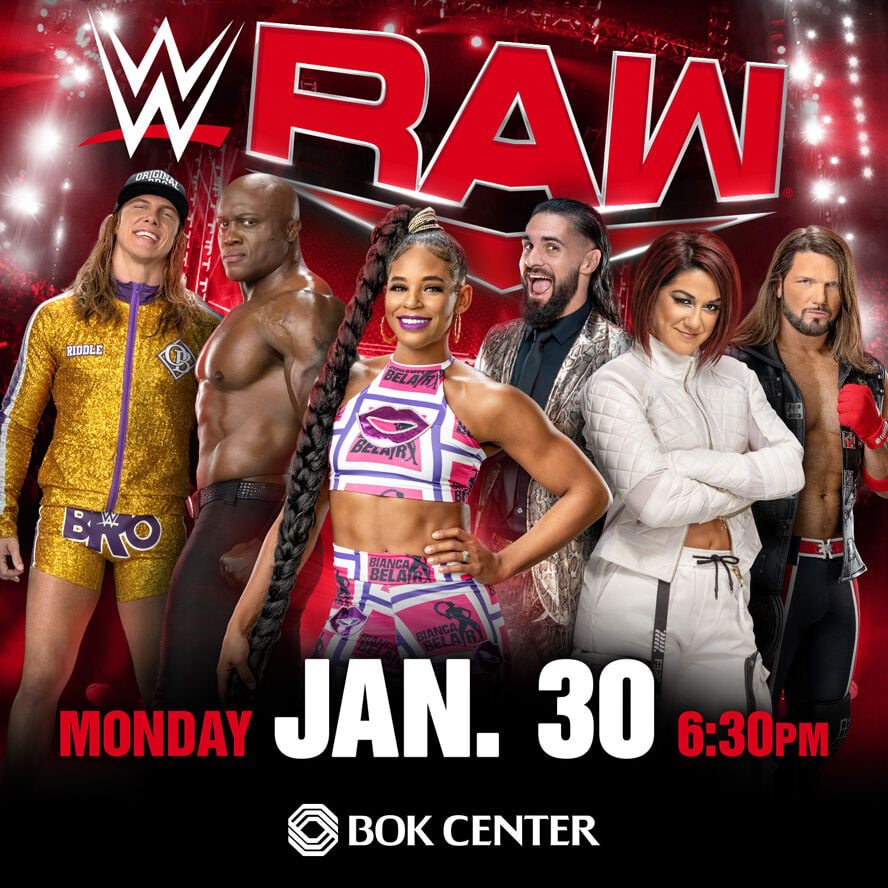 WWE Monday Night Raw coming to BOK Center in Tulsa