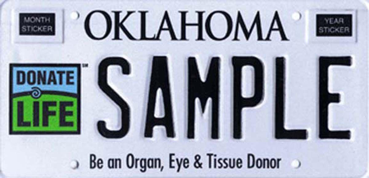 Photo Gallery Specialty plates available in Oklahoma Gallery