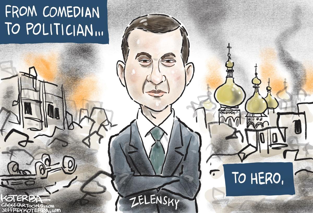 Cartoon: Zelensky the Hero