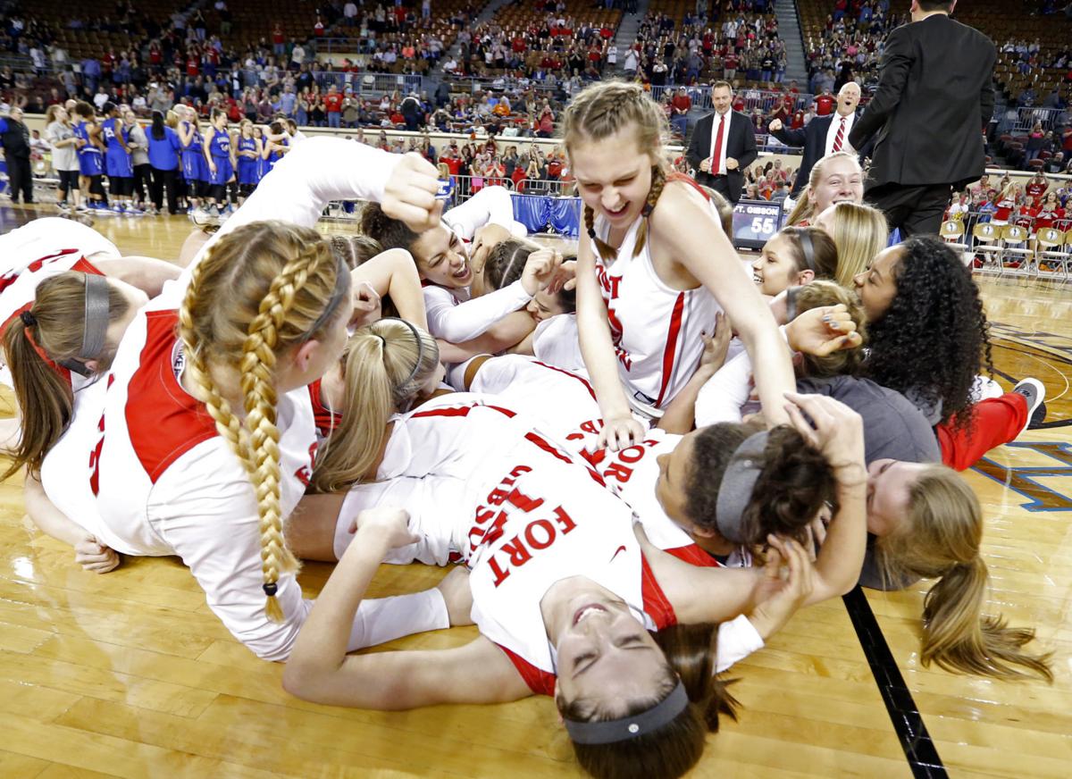 State Basketball Finals Fort Gibson Girls Beat Harrah To Capture