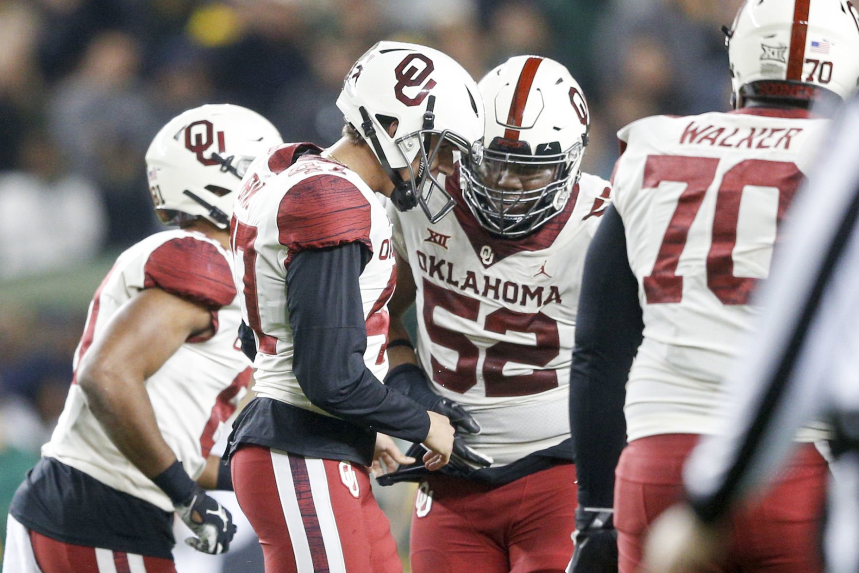 oklahoma kicker helmet