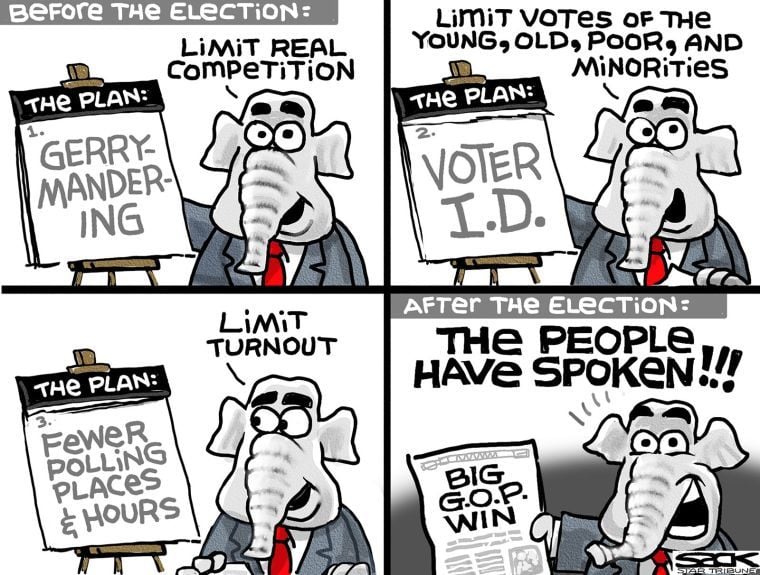 Image result for political cartoons about voting