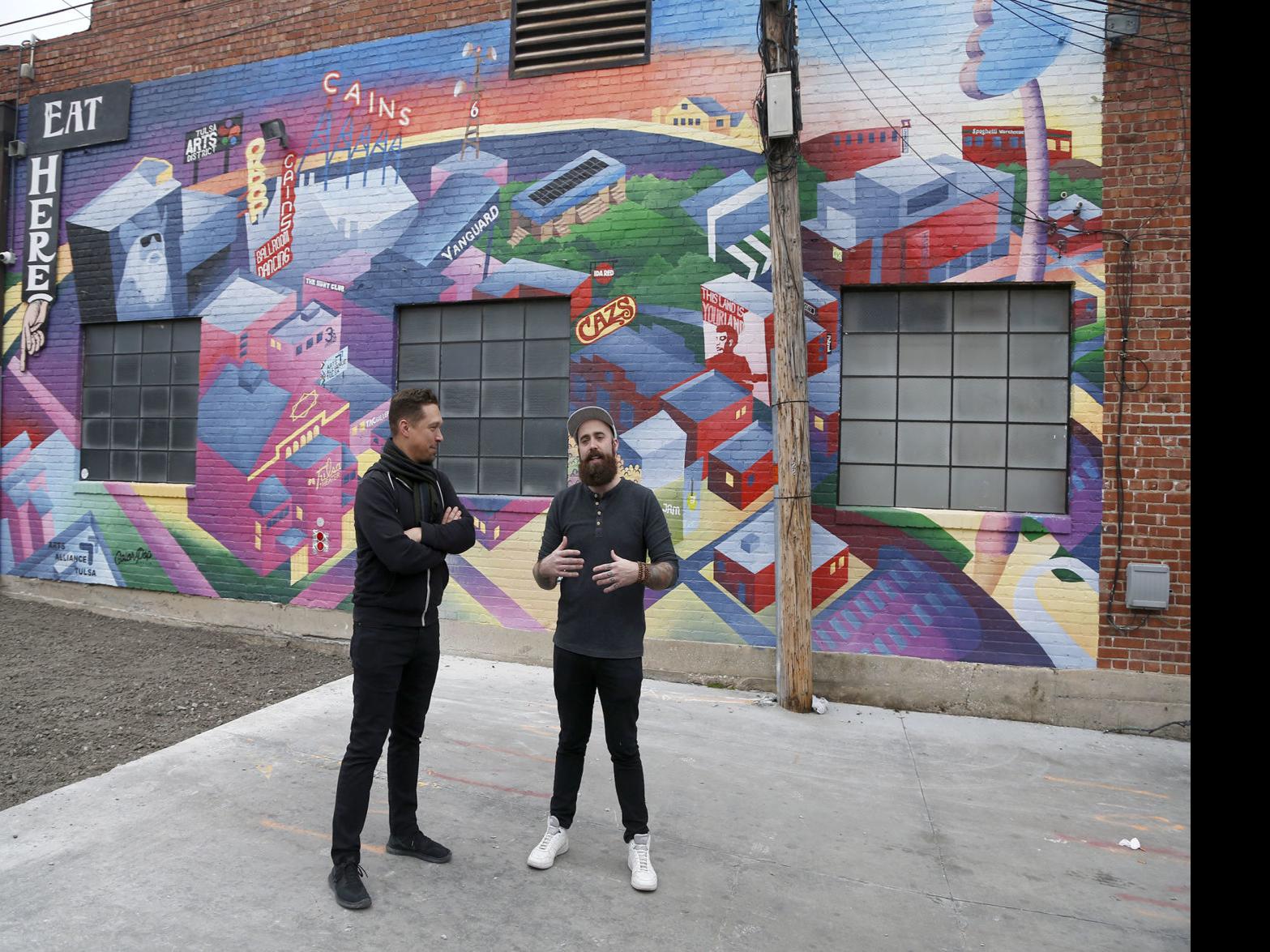 Art Upon Art Tulsa Arts District Saluted On New Mural
