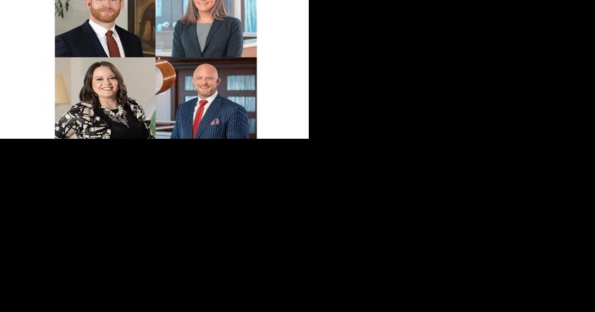 Business People: Logan James, Carson Glass Lamle, Lauren Marciano & Collin Walke; Hall Estill - Vimarsana News