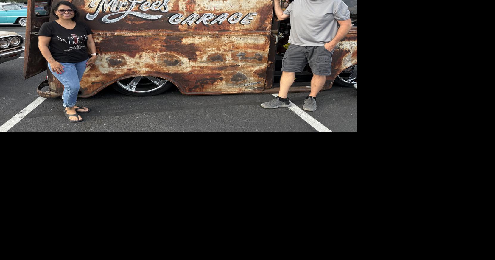 Tulsa Route 66 Capital Cruise brings couple whose van, stickers inside tell family's story
