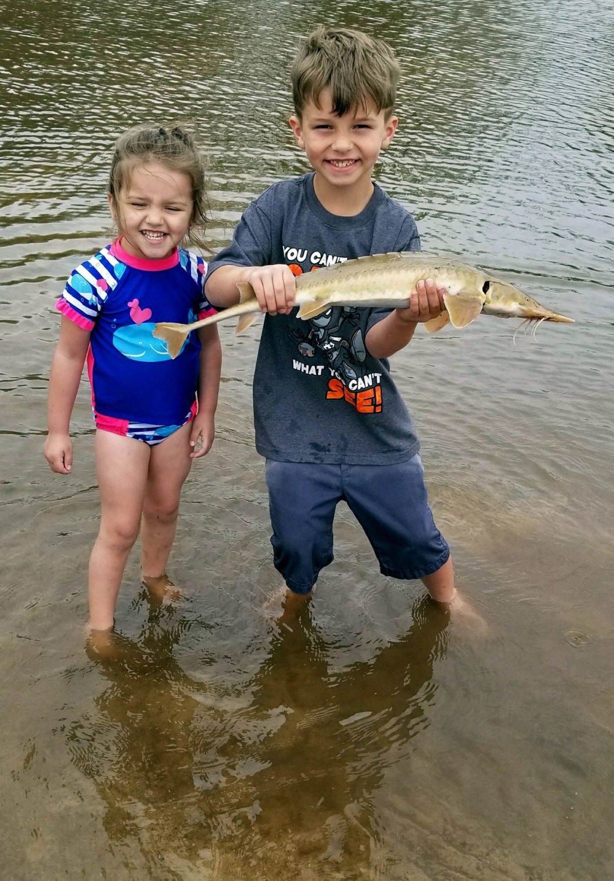 50-pound Boy Lands 107-pound Paddlefish, Prehistoric Shovelnose ...