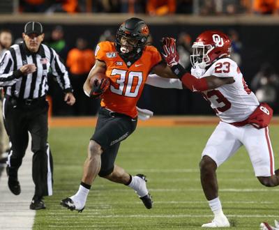 Osu Football Running Back Chuba Hubbard Earns Big 12 Offensive