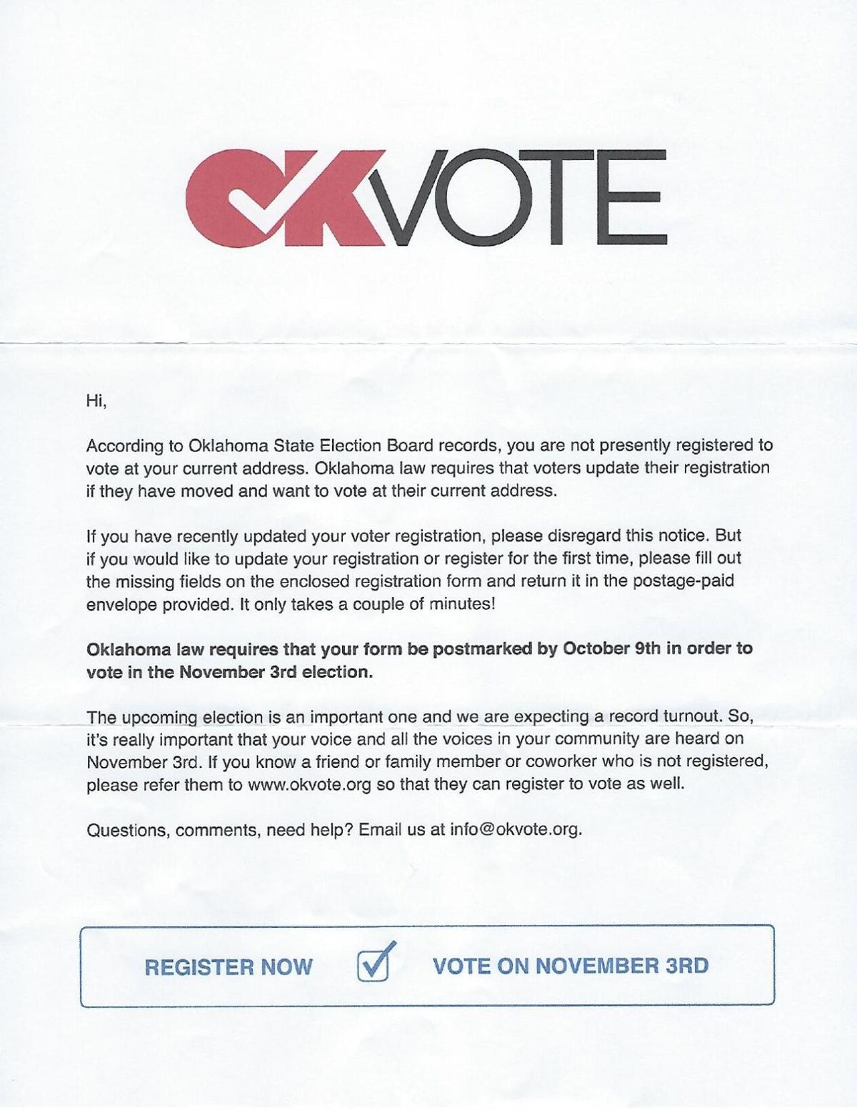 Ok Vote Letter Tulsaworld Com