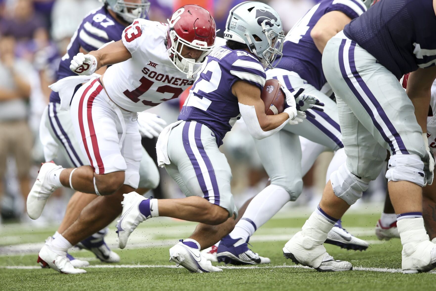 kansas state football player hurt today