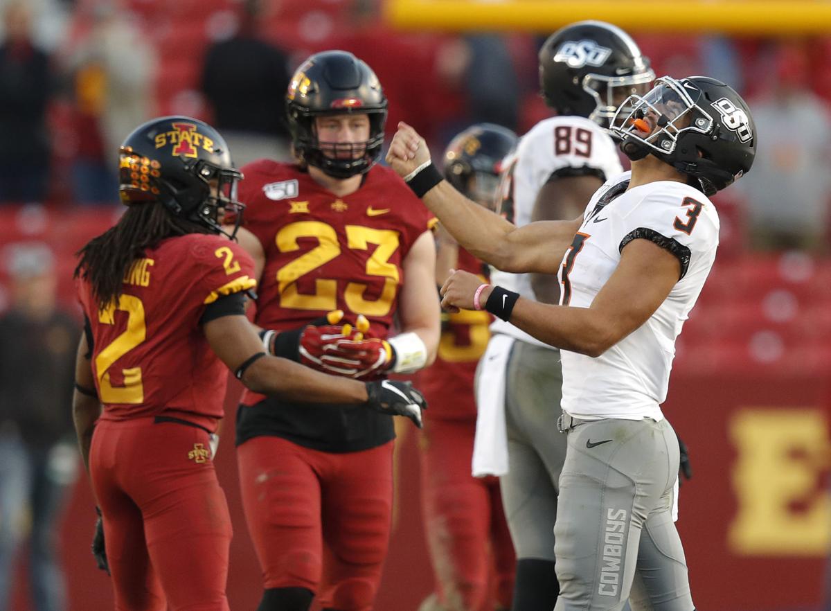 Osu 34 Iowa State 27 Malcolm Rodriguez Interception Return For