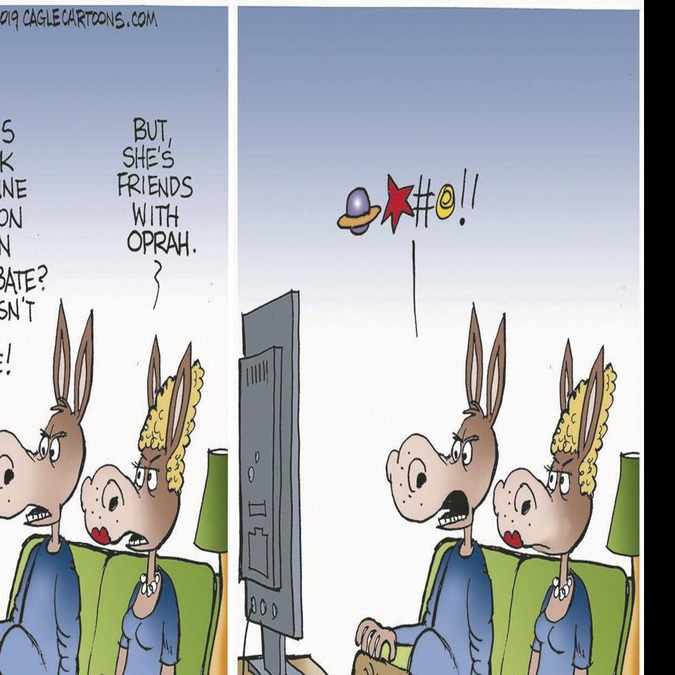 Bruce Plante Cartoon 2020 Democratic Debate Ii Opinion Tulsaworld Com