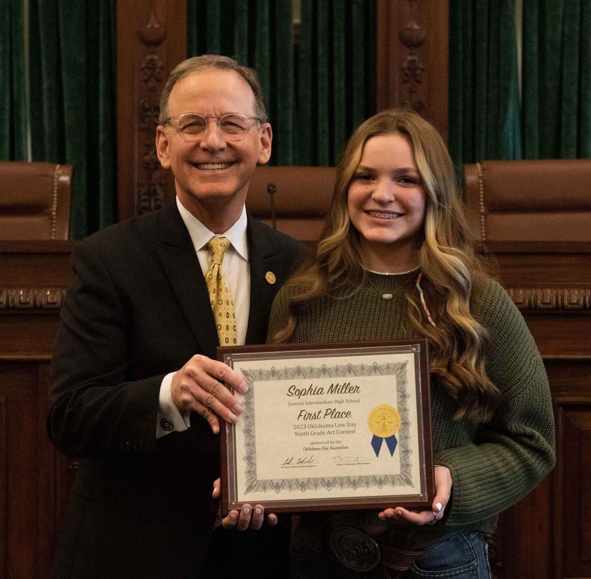 CHS student honored for Law Day art