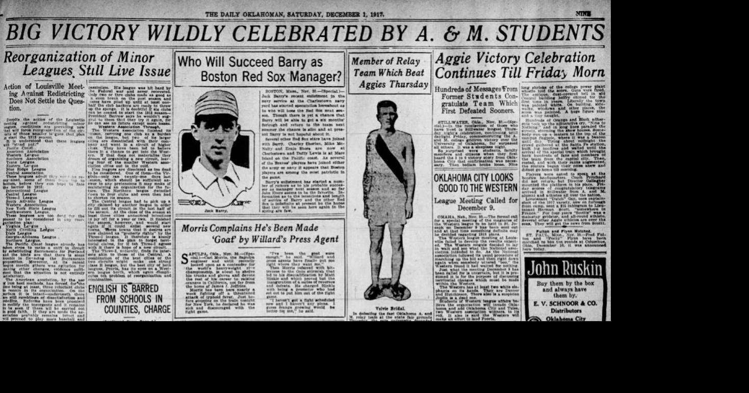 History of Bedlam name for Oklahoma-Oklahoma State rivalry