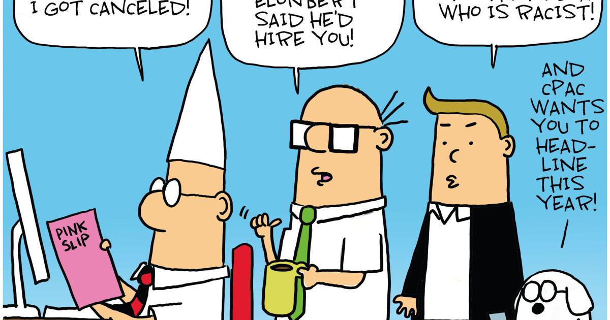 Cartoon Dilbert Cancelled