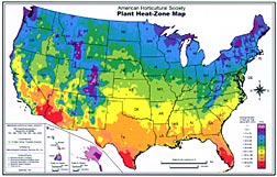 American Horticulture Society's zone map a hotbed of confusion