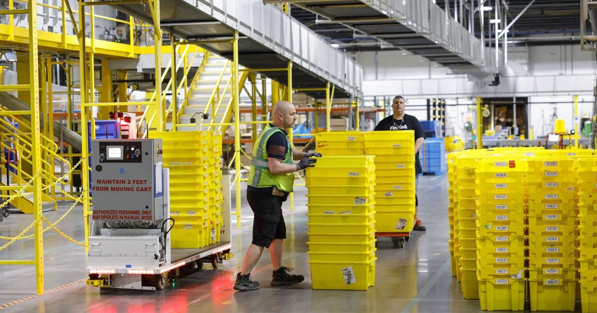 Amazon offers peek inside Tulsa warehouse: 'It almost feels like a ...