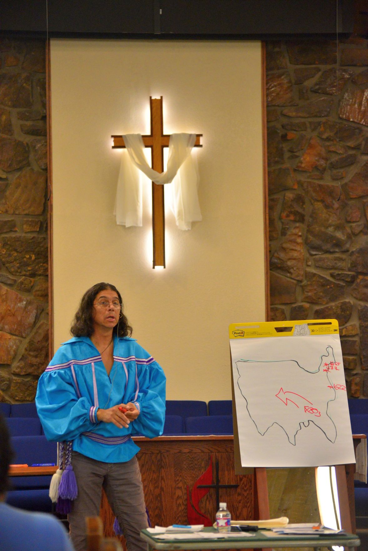 Native American speaker sees darker side of Methodism founder Faith