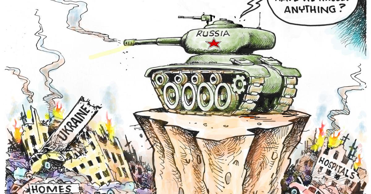 Cartoon: Russia and Ukraine Targets