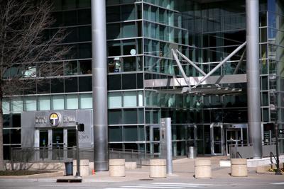 Tulsa City Hall at night