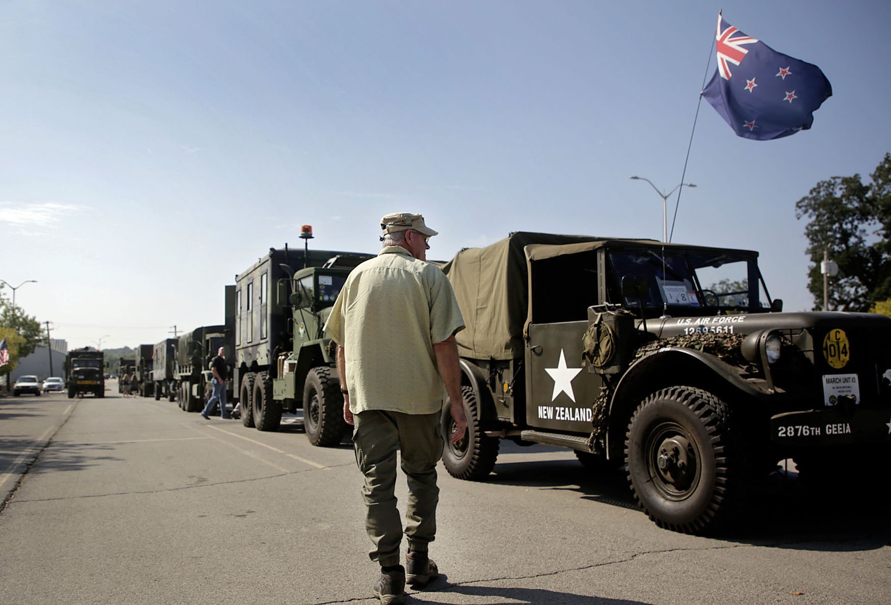 Convoy Of Historic Military Vehicles Stops In Claremore While ...