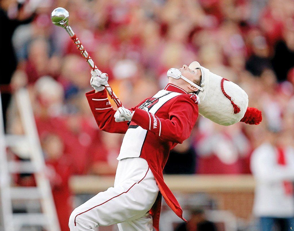 Photos OU marching band 'The Pride of Oklahoma' uniforms in the past