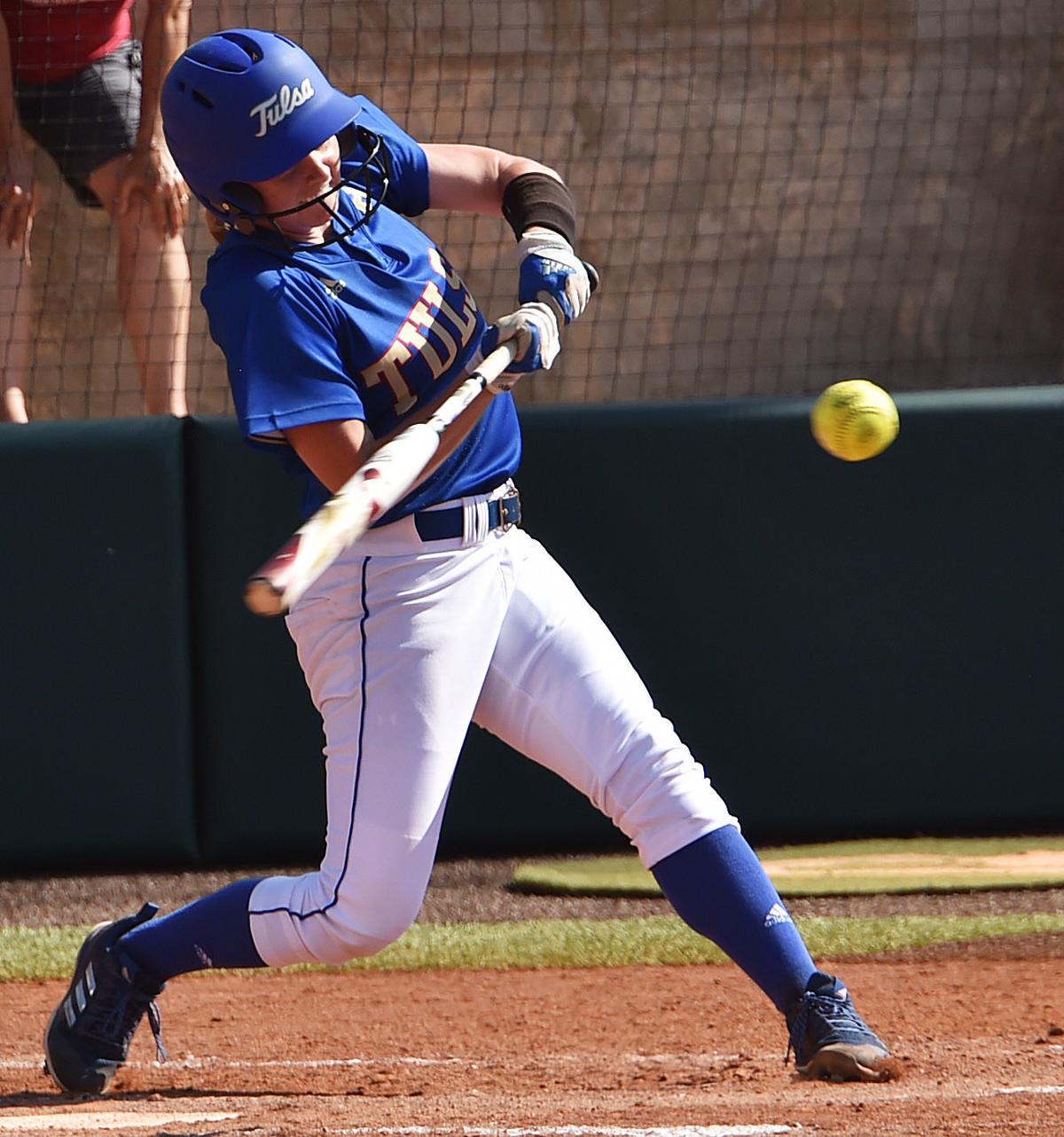 TU softball Rylie Spell’s 5 RBIs, including a grand slam, power TU to