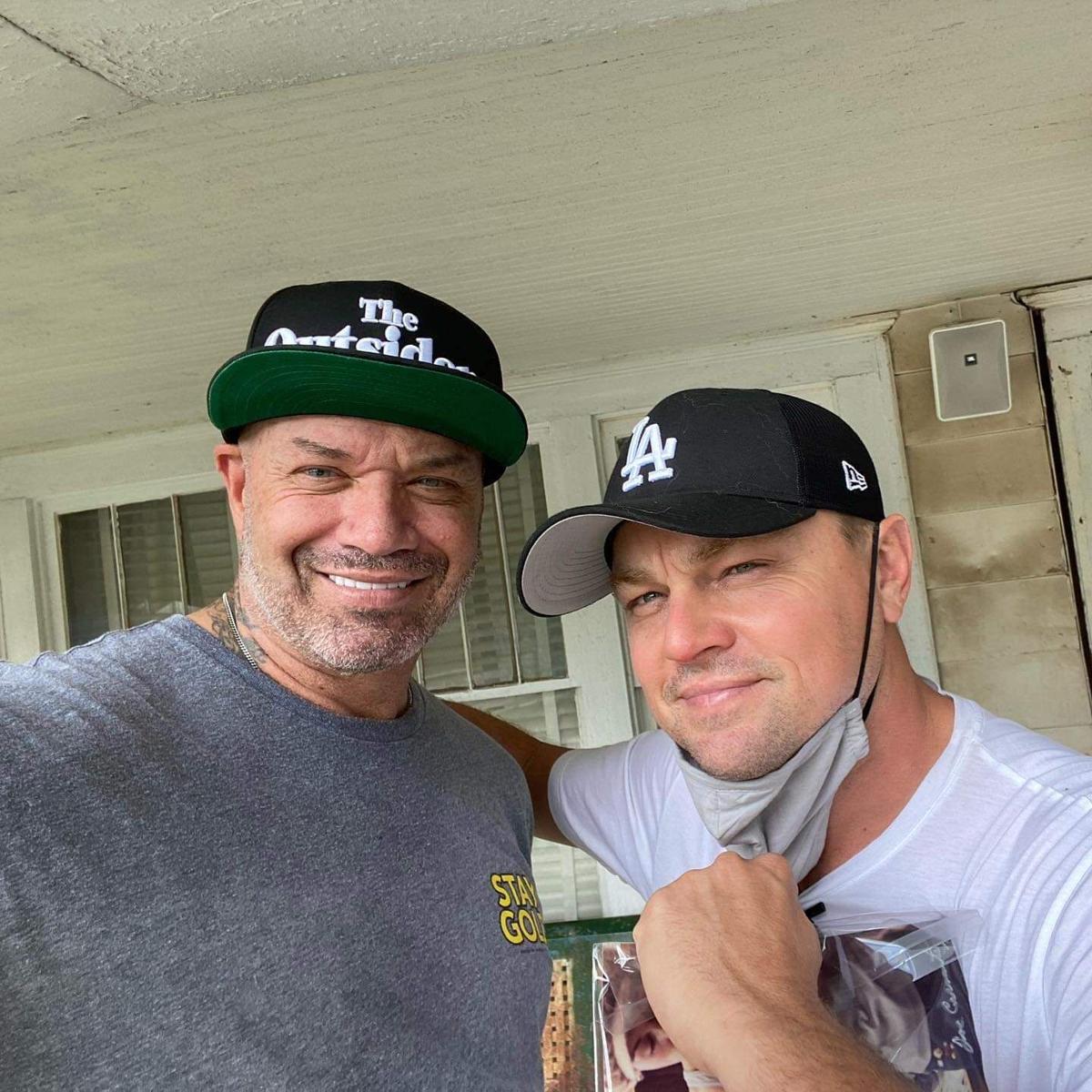 Leonardo DiCaprio at Outsiders House
