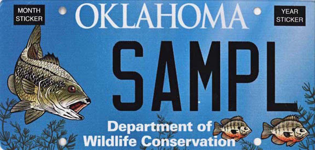 Photo Gallery Specialty plates available in Oklahoma Gallery