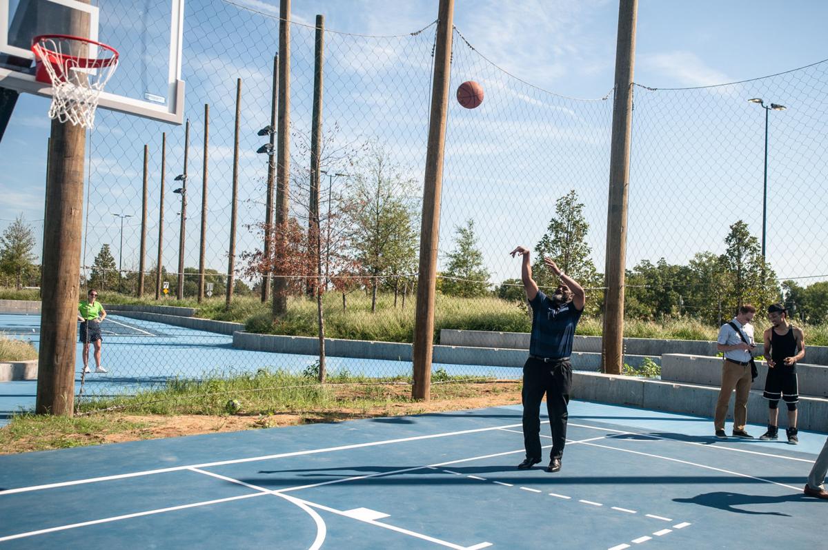 Sports courts unveiled at Gathering Place but park will have more